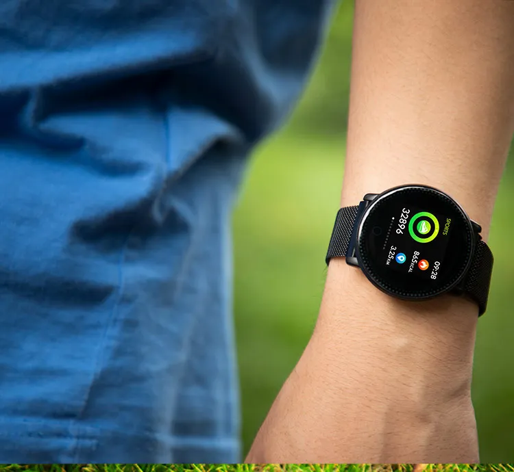 UMIDIGI UMI Uwatch Milanese Version 1.33 Inch 2.5D IPS Touch Color Screen Smart Watch Waterproof Support Custom Wallpaper Sport Mode for Android iOS