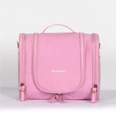 Дорожная сумка-Органайзер, сумка, переносная, повседневная, для женщин и мужчин, большие, водонепроницаемые чемоданы, органайзер, несессеры, дорожные, моющиеся, туалетные сумки - Цвет: pink