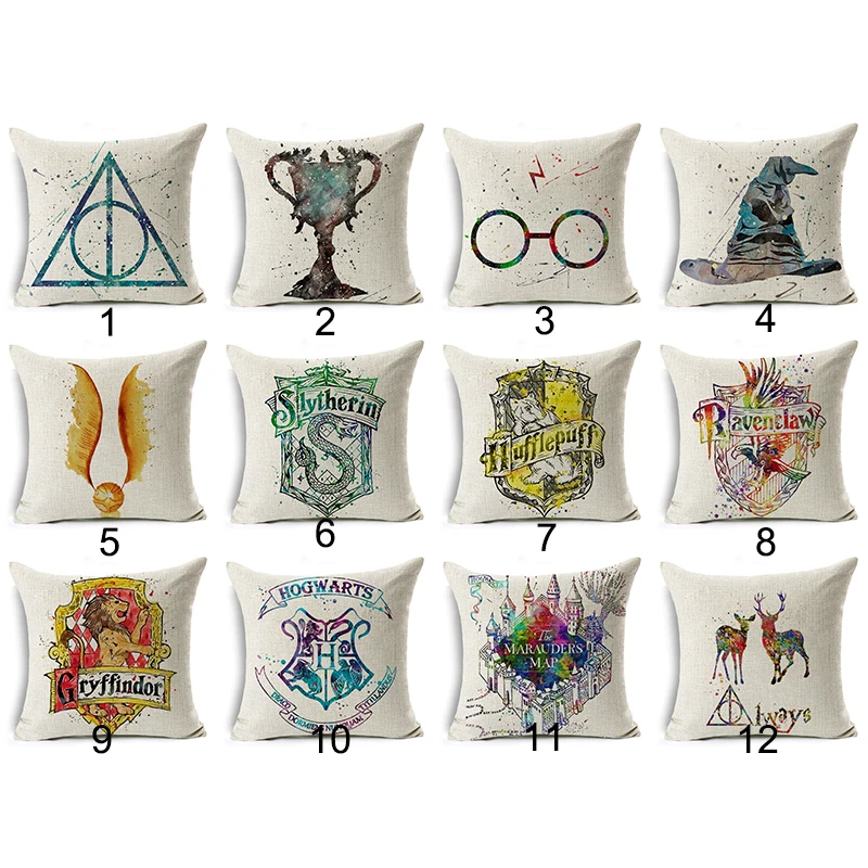 Hyha-Harry-Potter-Cushion-Cover-Cotton-Linen-Goblet-of-Fire-The-Deathly-Hallows-Home-Decorative-Pillow