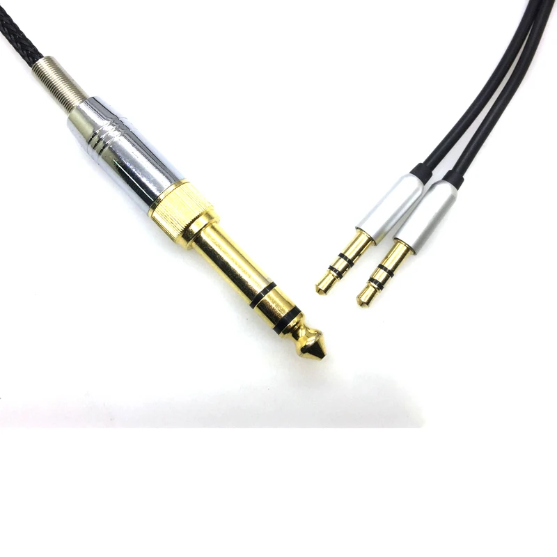 Сменный кабель для Hifiman HE-560V3 HE560V3 для наушников 3,5 мм с штекером 6,35 мм до 2x3,5 мм с штекерным аудио HIFI шнуром
