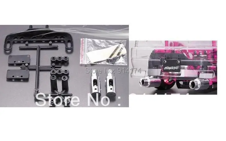 

YUKALA 1/10 RC Car accessories r/c car parts escape-pipe / vent-pipe/exhaust for 1/10 RC Car free shipping