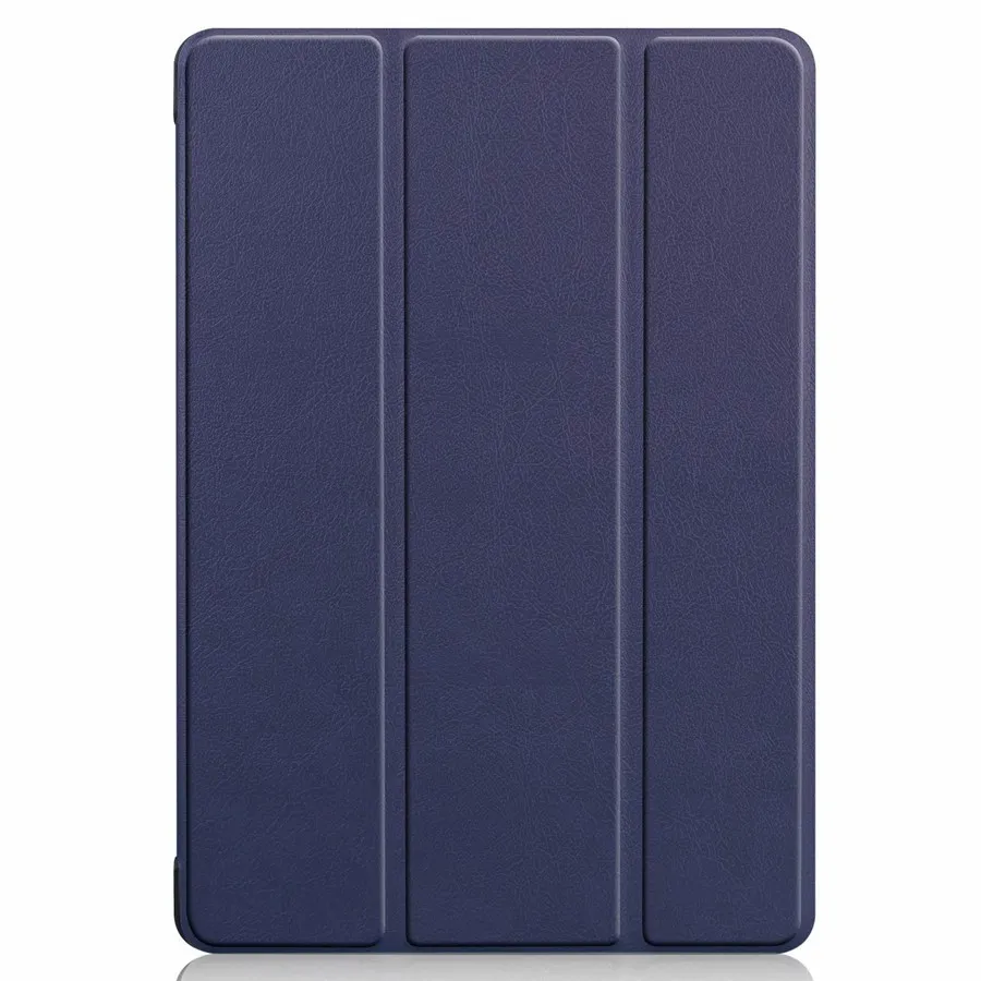 Ультратонкий чехол из искусственной кожи для huawei mediapad T5 AGS2-W09/L09/L03/Чехол-подставка для планшета huawei mediapad T5 10 чехол+ ручка с пленкой - Цвет: navy