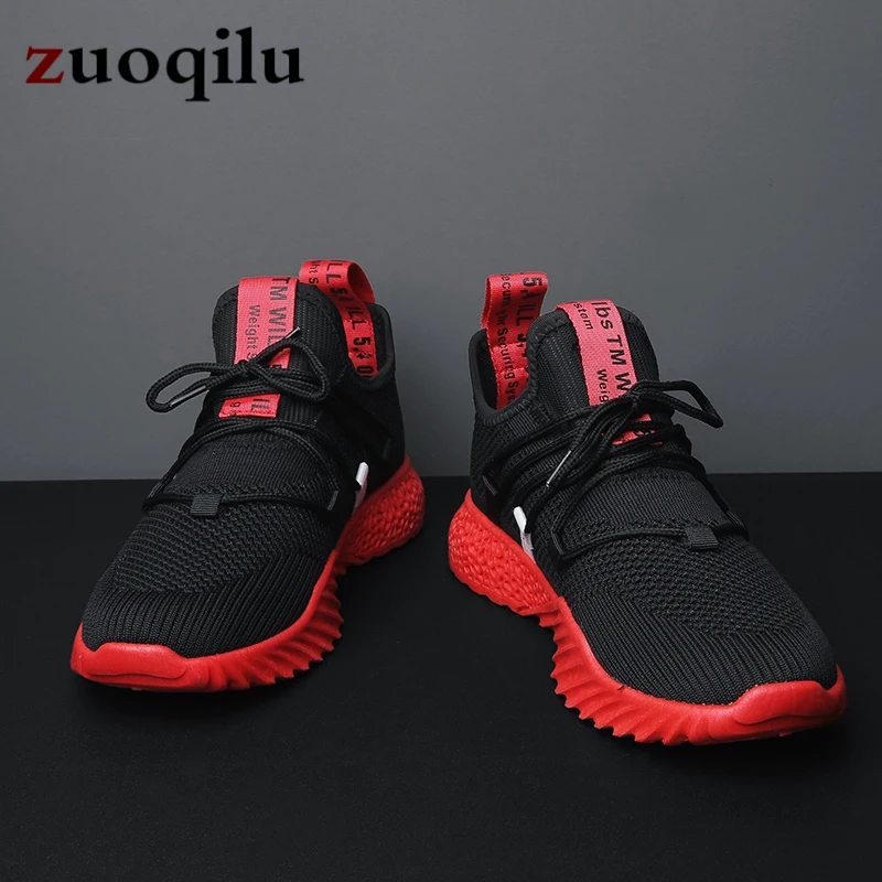 2019 Woven Men Casual Shoes Breathable Male Shoes Tenis Masculino Shoes Zapatos Hombre Sapatos Outdoor Shoes Men black #340