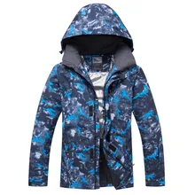 Мужская куртка для сноуборда, водонепроницаемая, ветрозащитная, дышащая, теплая, качественная, FUWEN, новая, зимняя, мужская, лыжная куртка