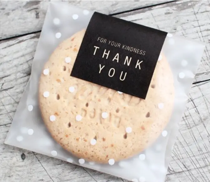 

Free shipping 100pcs/lot Self-adhesive matte little gift bags jewelry bags candy bags bags of biscuits
