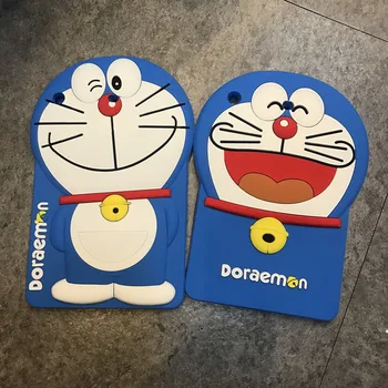 

3D Laughing Doraemon Cartoon Anti-shock Silicone Full Cover Protective Case For iPad Mini 1/2/3 7.9 Body Shell Protection