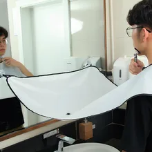 Передник для бритья однотонные Цвет Для мужчин бытовой Ванная комната борода фартук с отделкой волос передник для бритья Инструменты для укладки волос дома маникюрный салон инструмент# Zer