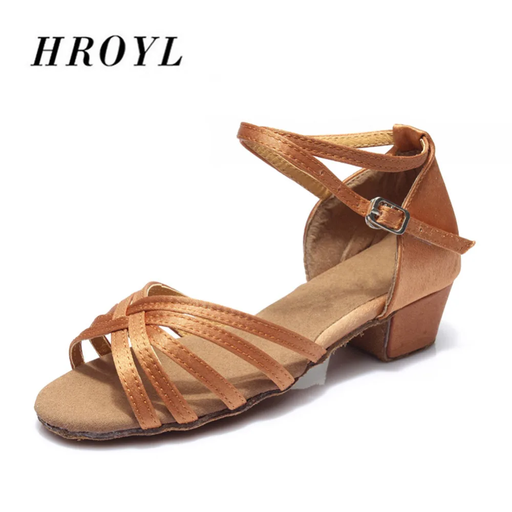 Tanie Wysokiej jakości nowy nabytek hurtowych dziewcząt dzieci dziecko dzieci ballroom tango salsa latin dance buty buty na niskim obcasie