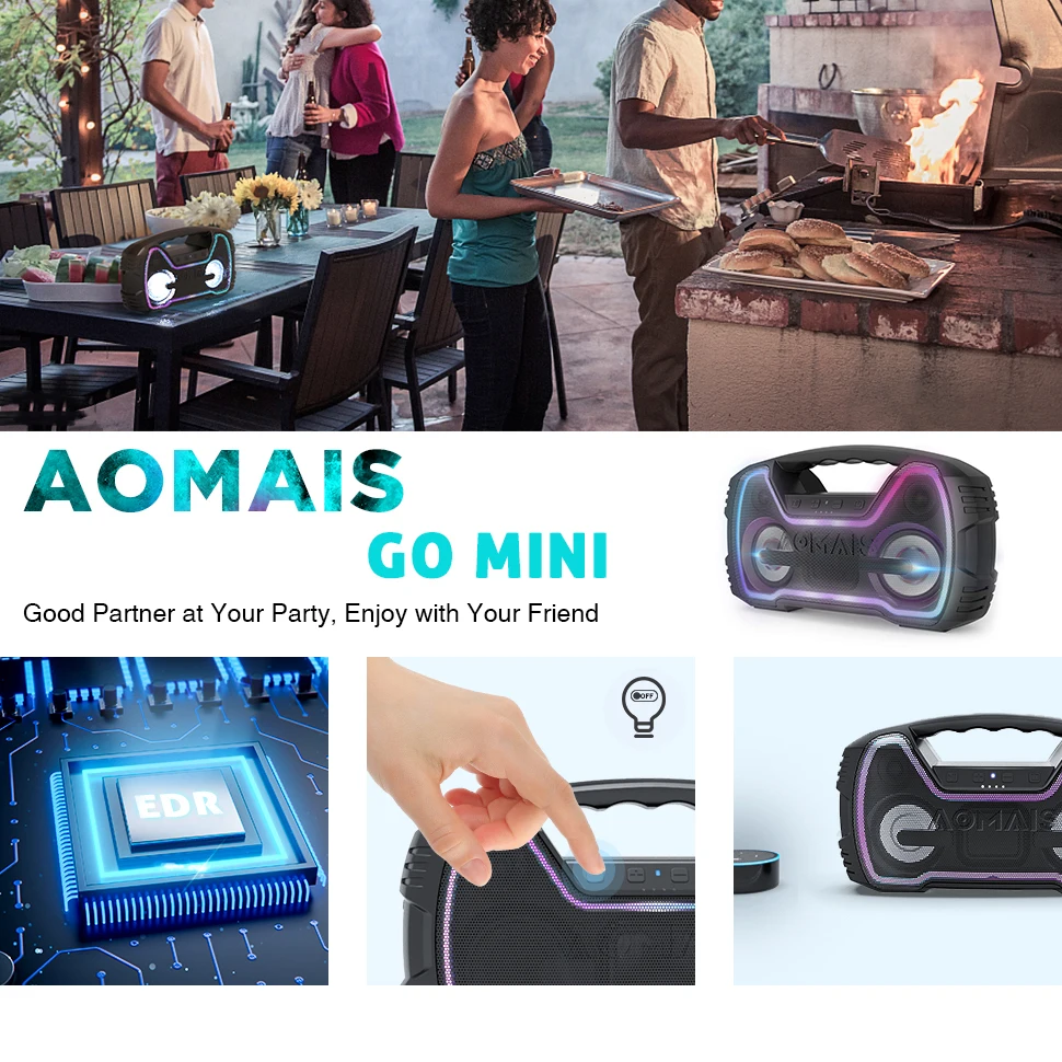 Aomais Go Mini Bluetooth Speaker With Led Light w Superior Sound Wireless Stereo Pairing Ipx7 Waterproof Portable Speakers Portable Speakers Aliexpress Aomais Go Mini Bluetooth Speaker With Led Light w Superior Sound Wireless Stereo Pairing Ipx7 Waterproof Portable Speakers Portable Speakers Aliexpress