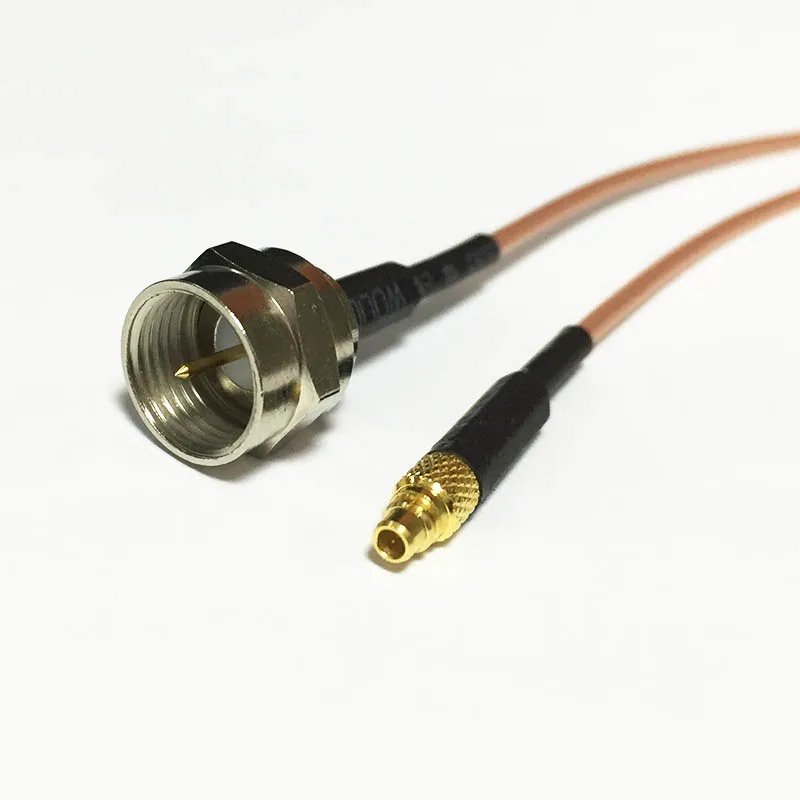 New Modem Coaxial Cable F Male Plug Connector Switch MMCX Male Plug Straight RG178 Cable Pigtail
