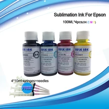 Ximo сублимационные чернила для Epson 4C струйных принтеров xp30 xp214 xp204 WF-2520 SX125 SX130 S22 SX420W C79 C90 и т. д., 4*100 мл бутылка