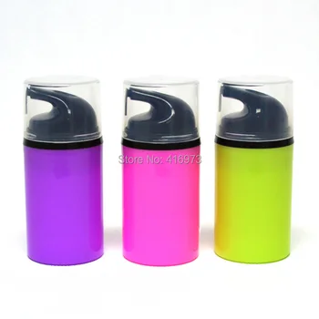 

100pcs/lot 50ml PP empty ailess pump bottle vacuum container for lotion