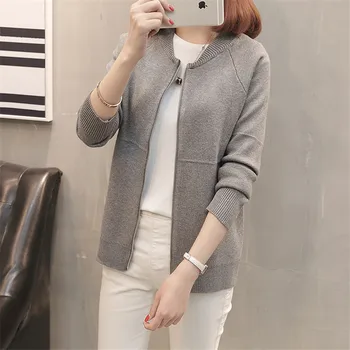 

Spring Autumn Cardigan Sweater Women New Korean Elegant Knit Sweater Coat Short Loose Long-sleeved Women Cardigan Jackets XY823