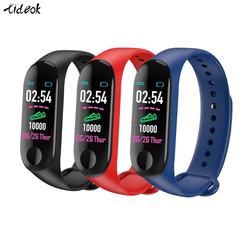 

Sports Running Fitness tracker Smart Bracelet Blood Pressure Heart Rate Monitor Waterproof Smart band M3 Wristbands