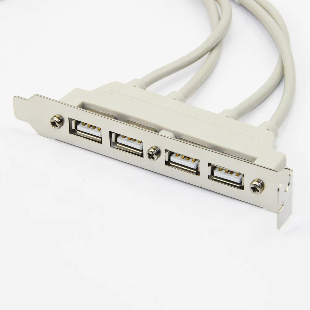 Bochara двойной 9 контактный разъем на 4 порта USB 2 0 гнездовой кабель задняя панель PCI