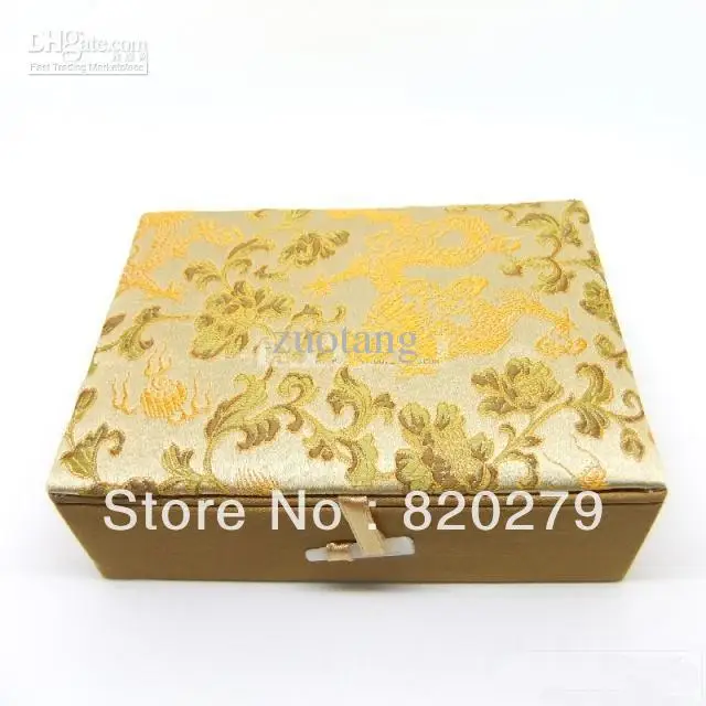 Large Decorative Gift Boxes Size 14x10x4 5cm Silk Printed Cotton