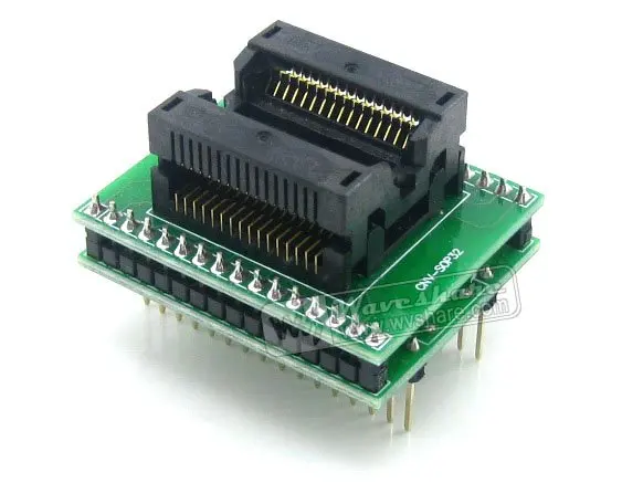 SOP32 для DIP32(A) SO32 SOIC32 SOP IC Тесты гнездо адаптера Программирование 1,27 шаг