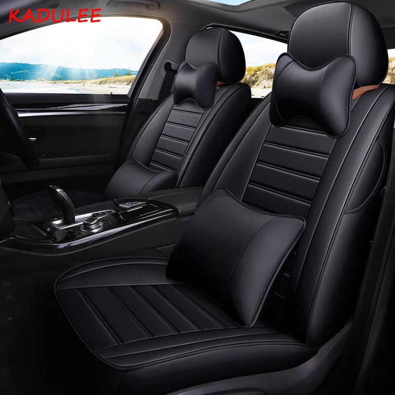  KADULEE custom leather car seat cover For Volkswagen vw passat polo golf tiguan jetta touareg Shara