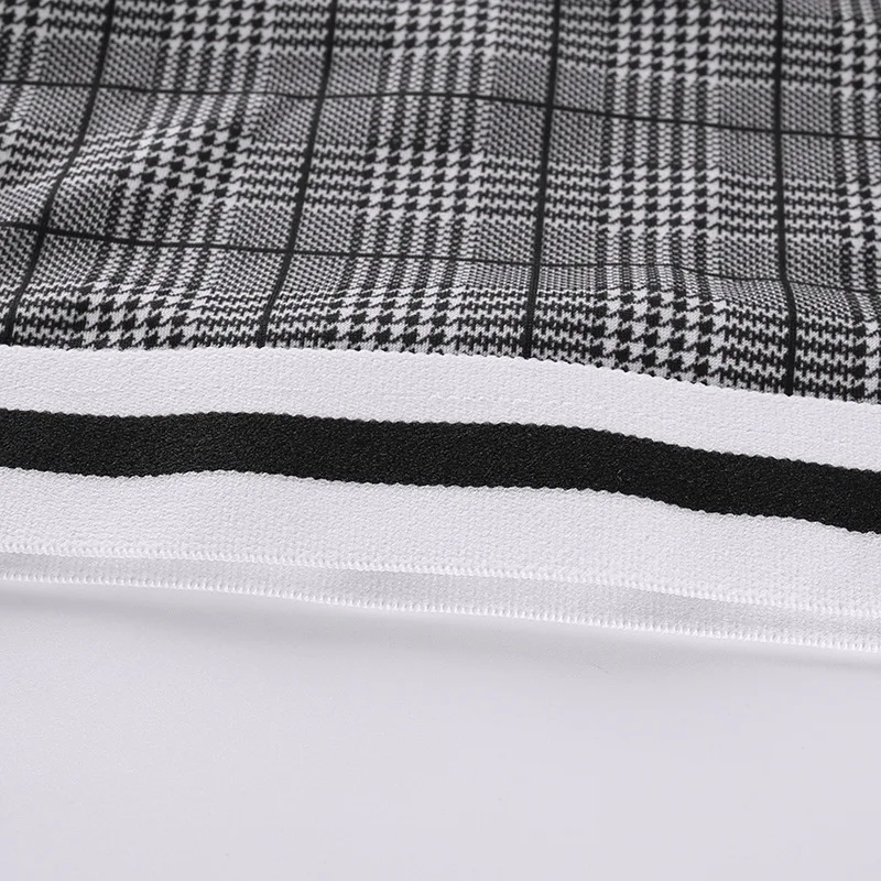 Focal20 Streetwear Summer Women Sexy Pilaid Strapless Tube Top Summer Patchwork Crop Top Skinny Cropped Tube Top Focal20 Streetwear Summer Women Sexy Pilaid Strapless Tube Top Summer Patchwork Crop Top Skinny Cropped Tube Top