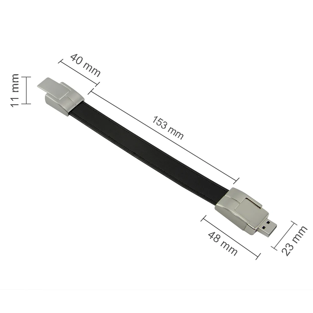 CHYI ремень браслет USB флэш накопитель драйвер черный дизайн карта памяти 4 ГБ 8 16 32 64