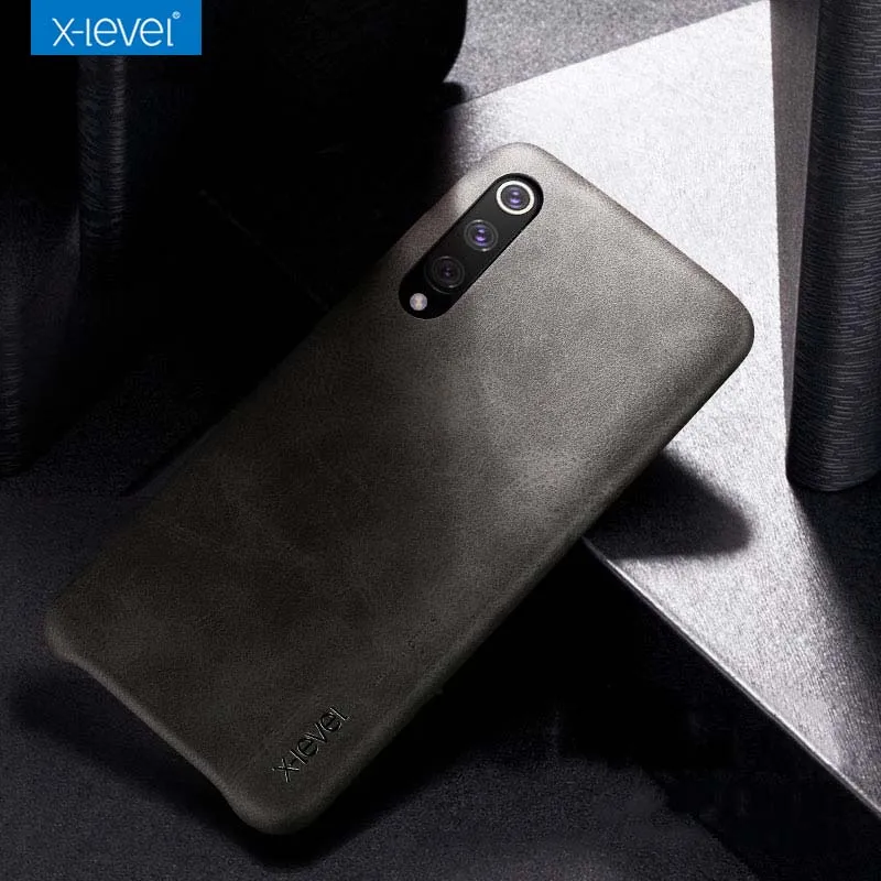 

X-Level PU Leather Case for Xiaomi Mi 9 Ultra Thin Slim Back Cover for Xiaomi Mi9 Popsocket for Xiaomi Mi 9 SE Mobile Phones