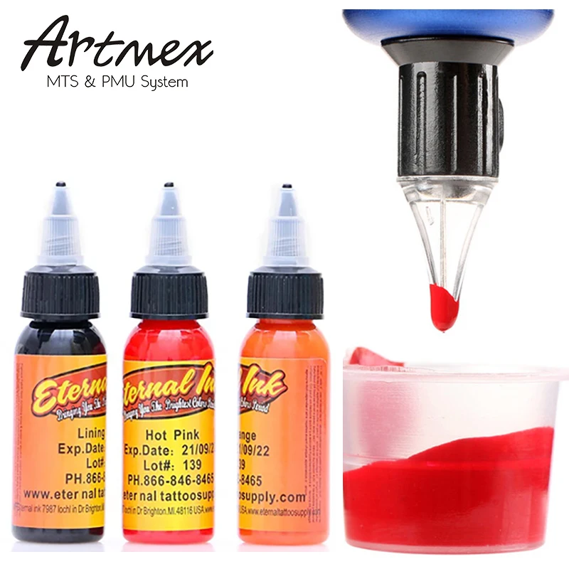 

16 Colors/Bottles Tattoo Ink Eternal Pigment Set Kits for Tattoo 30ml Professional Beauty Permanent Makesup Paints cosmetics