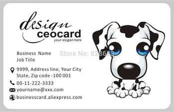 

animal dog template and pet shop for translucent plastic cards Y0085