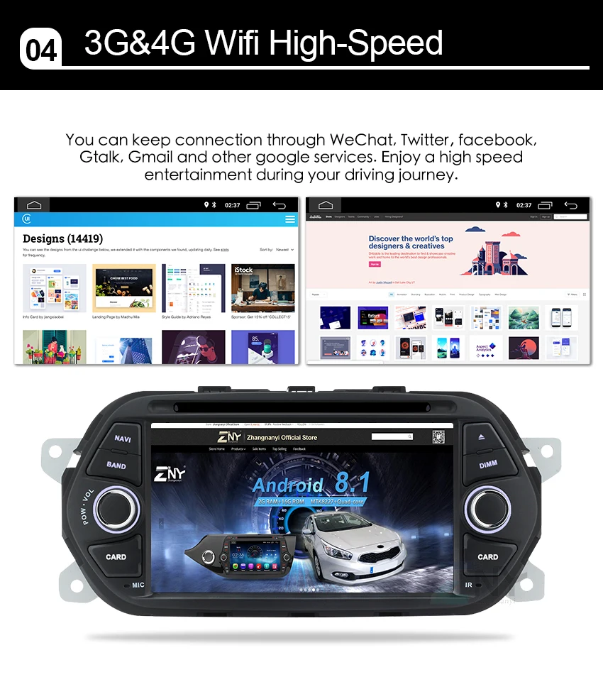 Best 7" HD Android 8.1 Car GPS Stereo For Fiat Tipo Egea 2015 2016 2017 Auto DVD Radio FM RDS WiFi Audio Video Player Backup Camera 5