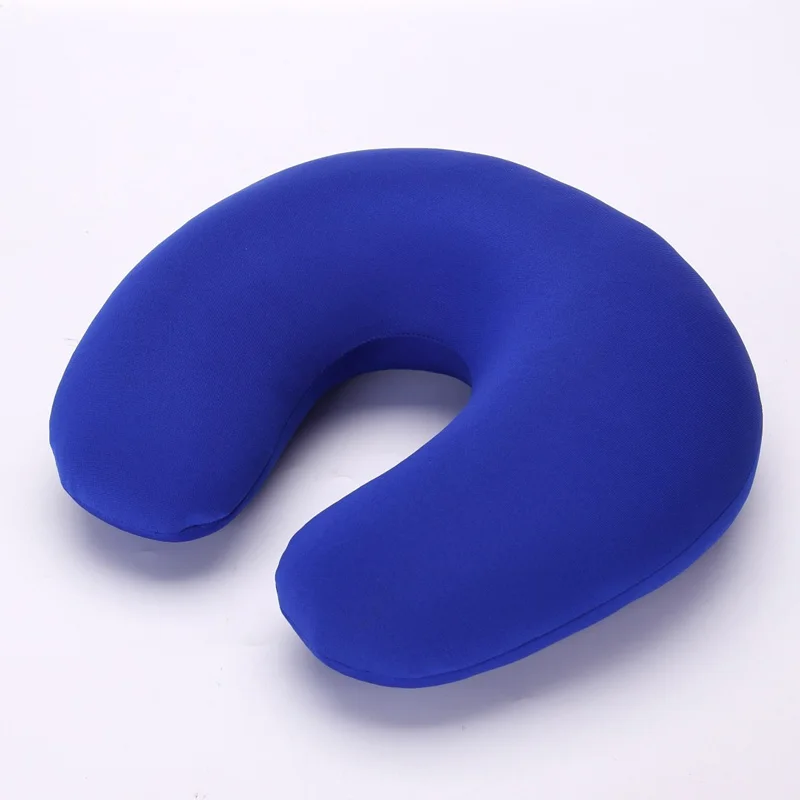 Microbead домашняя дорожная подушка для шеи автомобиля поддержка для сна облегчение боли мягкая подушка для кормления u-образная Удобная подушка - Цвет: Blue