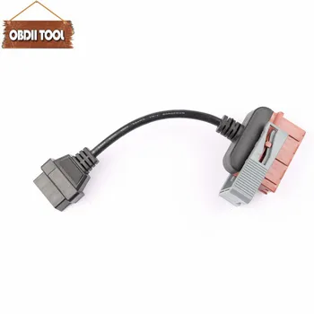

10pcs/lot For P-EUGEOT For C-ITROEN PSA 30 Pin 30Pin Male to 16 Pin 16Pin Female OBD2 OBDII Connector Cable Adapter Car Tool