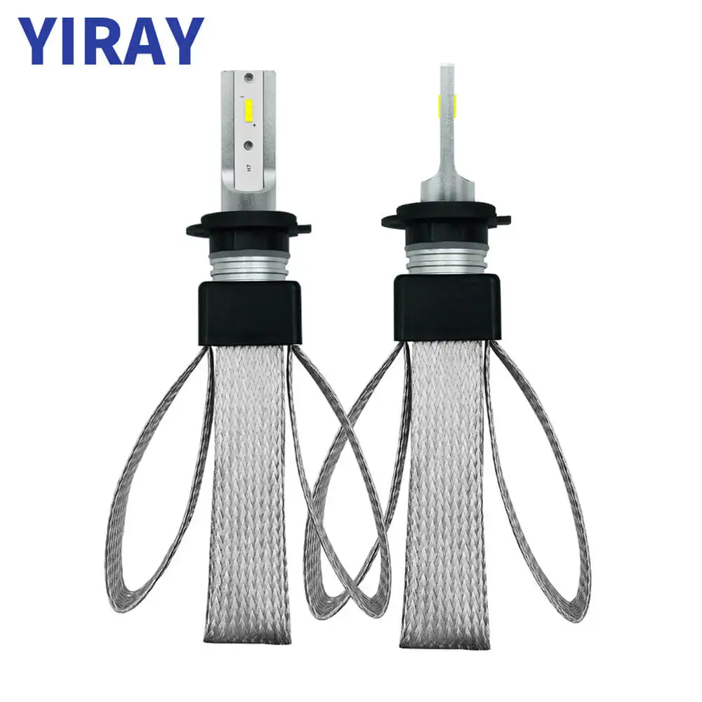 

YIRAY ampoule LED 12V Headlight Bulbs LED H7 H4 9003 HB2 H1 H11 9005 HB3 9006 HB4 LED 60W 9600LM 6000K Super Bright CSP Chips T8