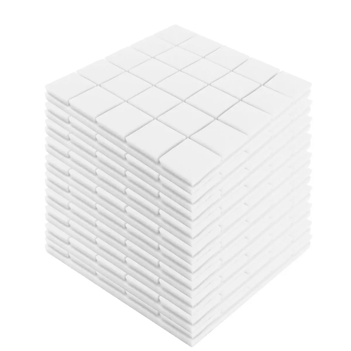 

24Pcs 4Colors 50x50x5cm Studio Acoustic Soundproof Foam Sound Absorption Treatment Panel Tile Wedge Protective Sponge