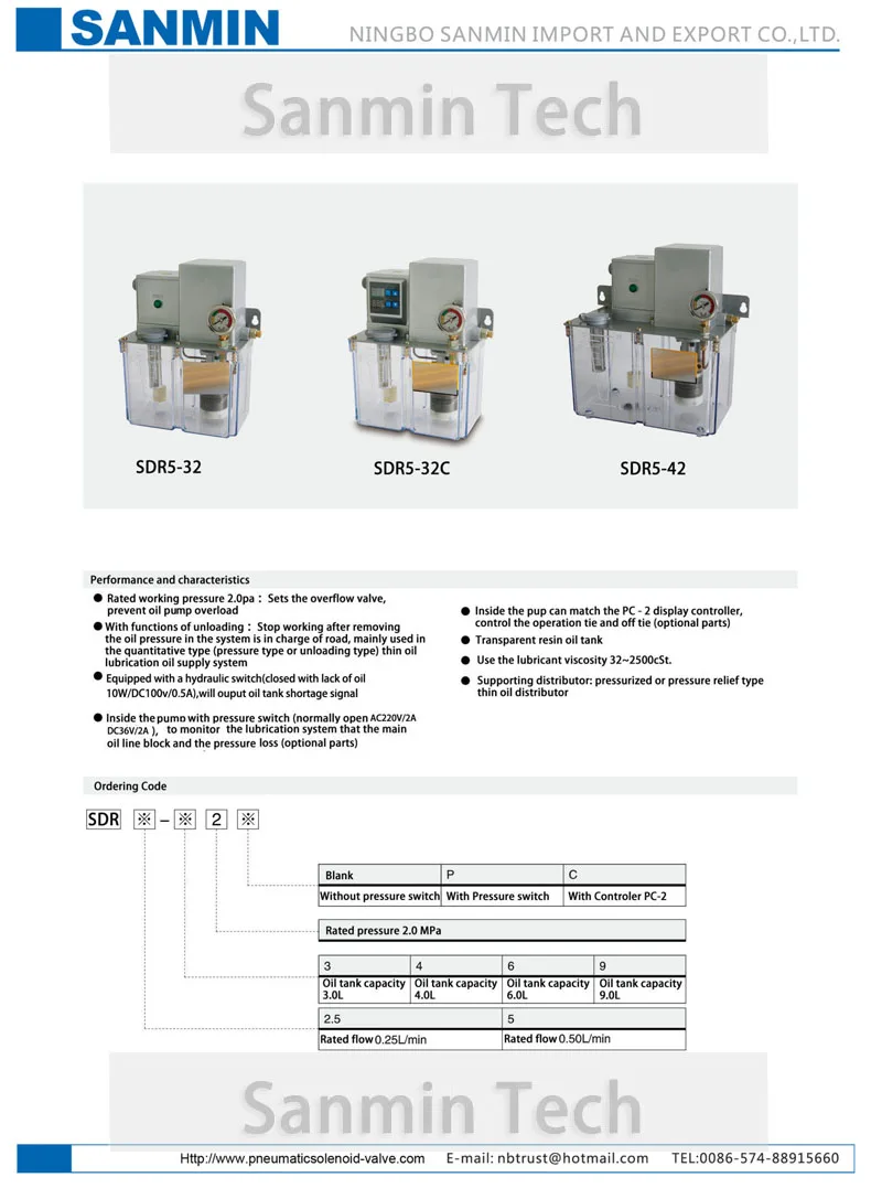 2017 Sanmin Lubrication Pump-1