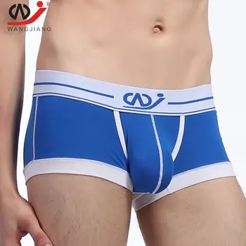 

WJ Male Underwear Cueca Boxer Homme Cueca Masculina Man Underwear Men Calzoncillos Mens Boxer Shorts Brand Spandex Cuecas