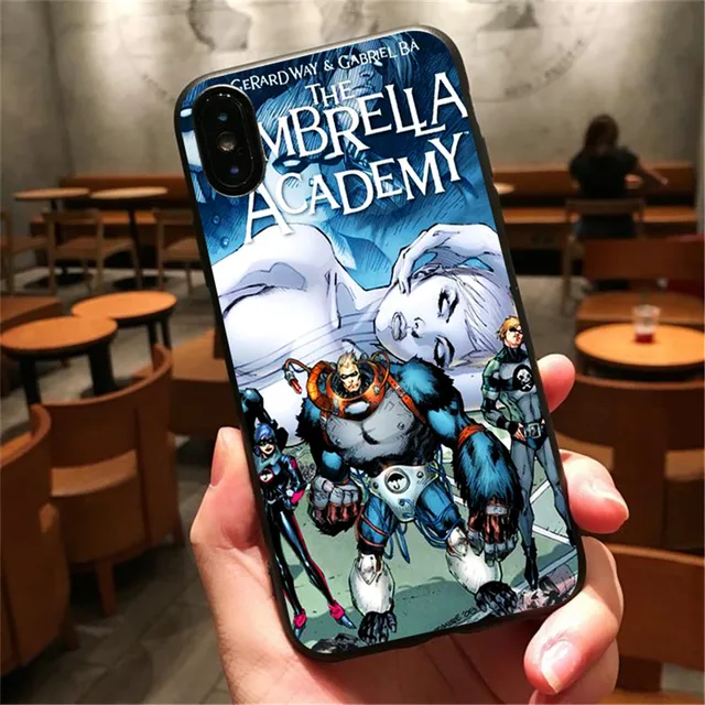New TV The Umbrella Academy fashion Soft black Phone Case Cover Coque