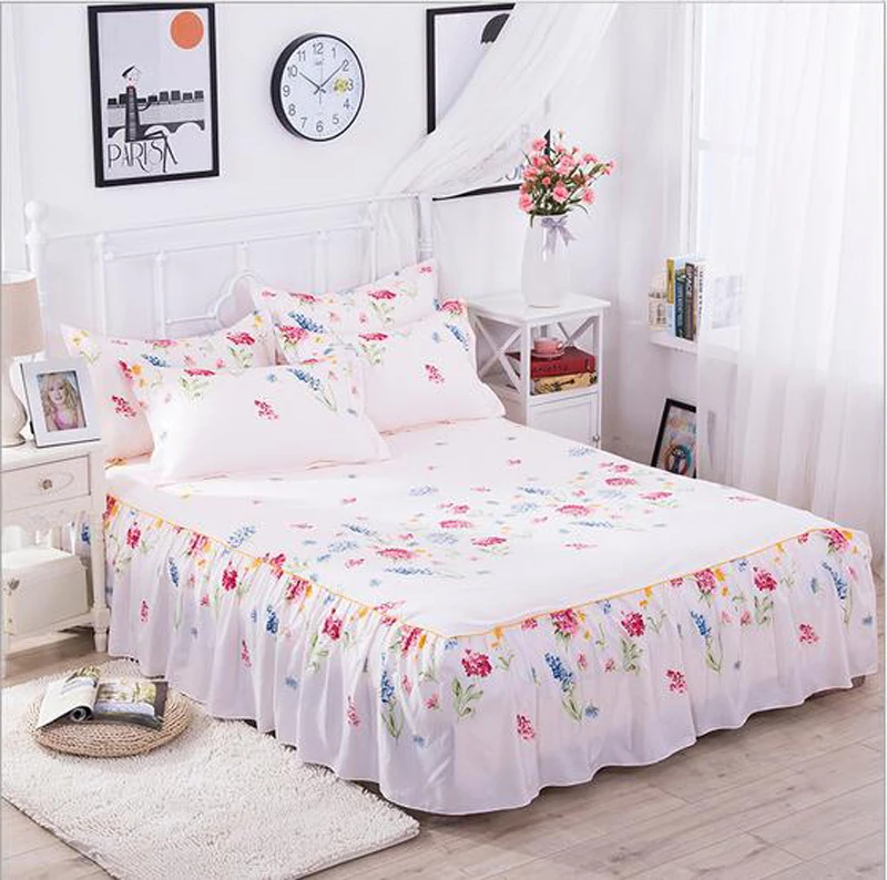 Bed Skirts twin full queen size Bedspread Mattress Cover sheets beding 120*200cm/150*200cm /180*200cm Home Textiles