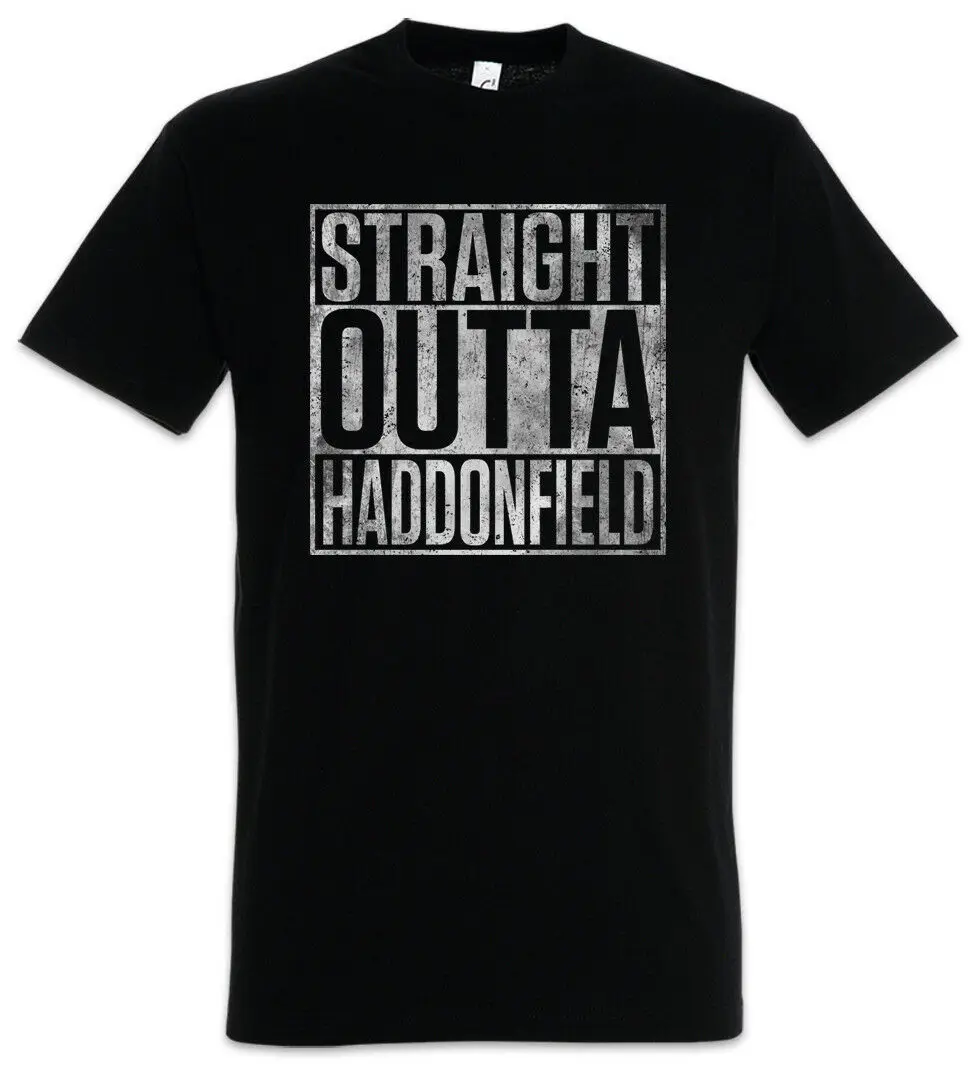 

Straight Outta Haddonfield T-Shirt Michael Halloween Horror Fun Major Myers
