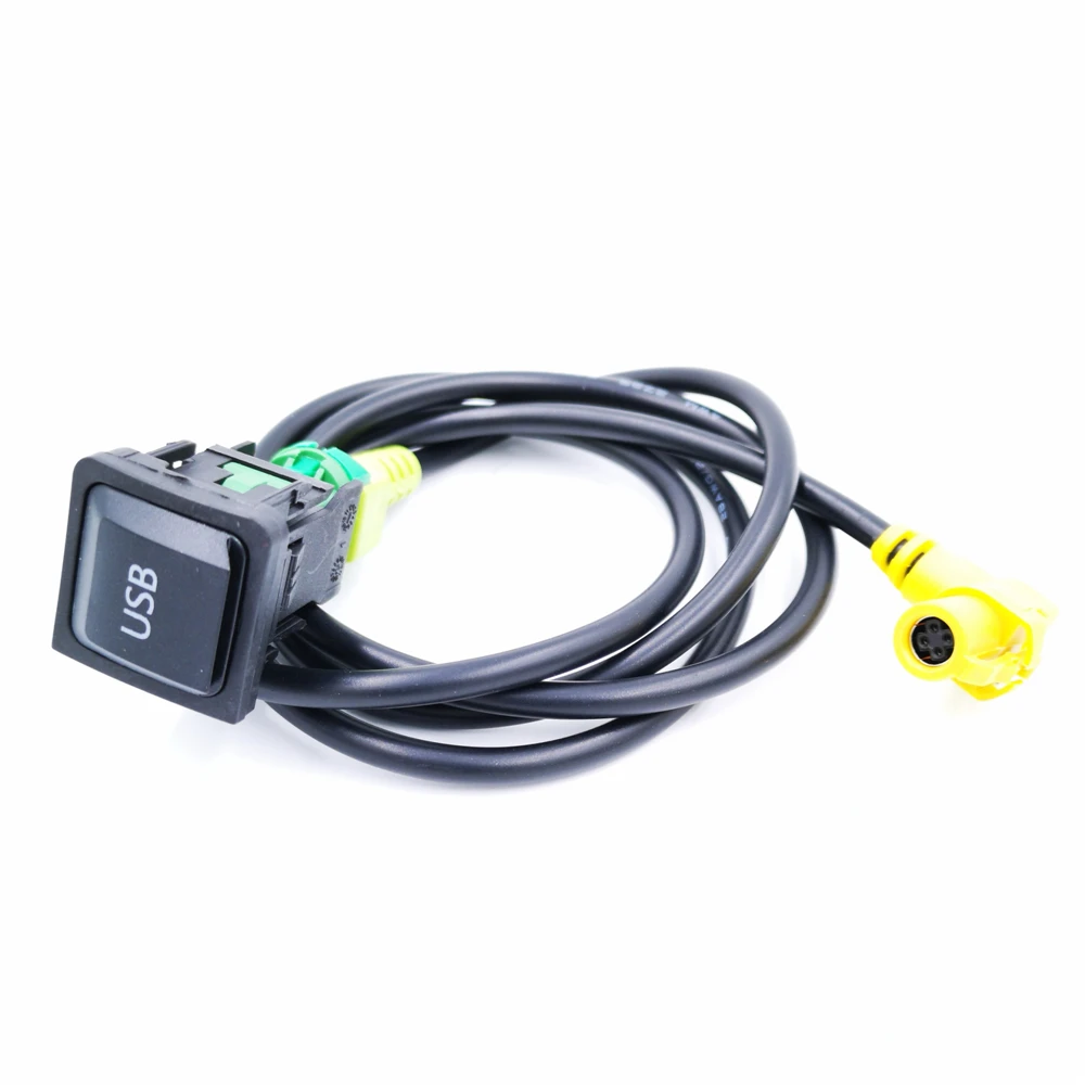 USB AUX переключатель кабеля Жгут проводов RCD510 RNS315 для VW Golf MK6 Jetta MK5 Sagitar Polo|Кабели