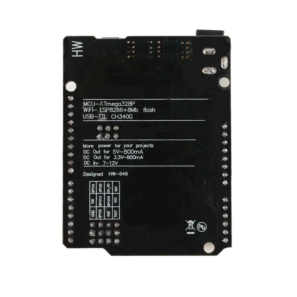 WiFi R3 ATmega328P + ESP8266 (32 Мб памяти) Φ CH340G для Arduino Uno NodeMCU WeMos новое поступление|Аксессуары