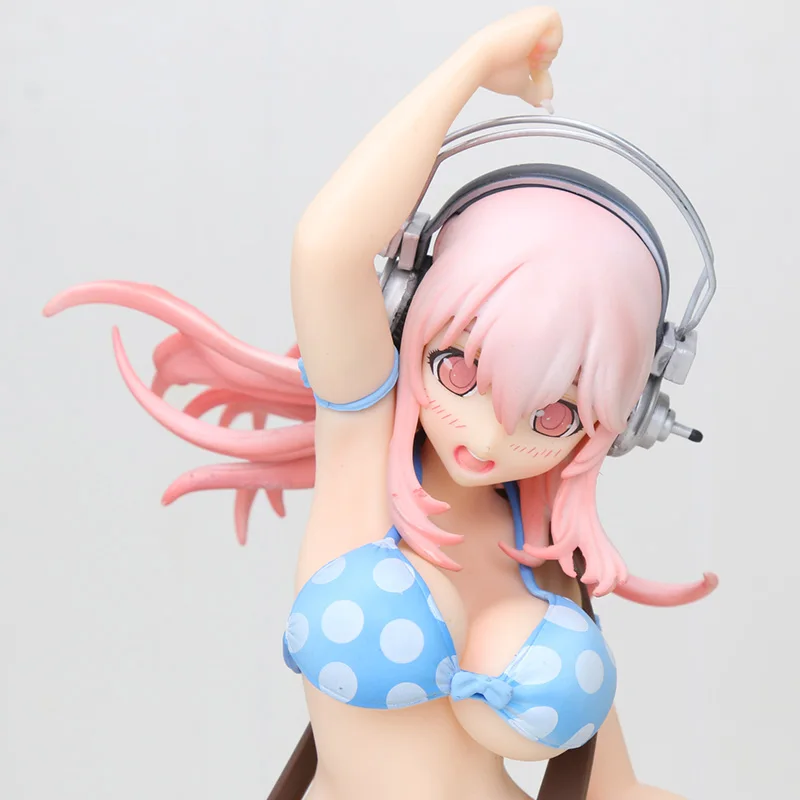 22 см Аниме Супер Sonico фигурка Супер Sonico T. M. Revolution Hot Limited ver. Девушка ПВХ фигурка модель игрушки