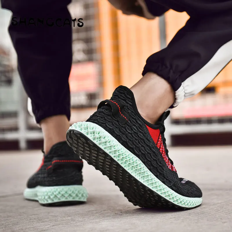 

super soft 2019 new arrival casual sneakers for men mixed color white black mesh material breathable shoes men spring autumn