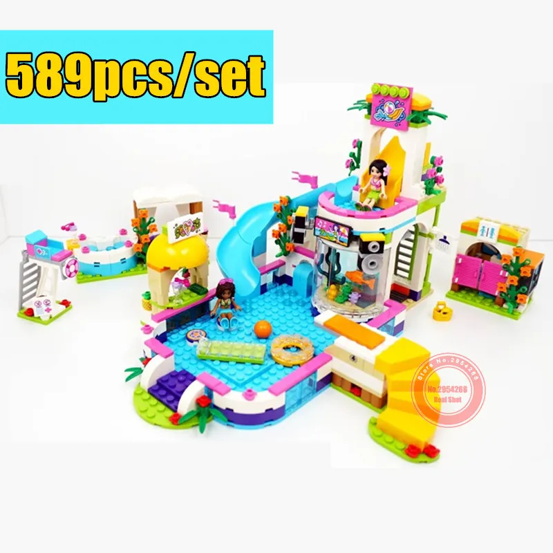 

New Friends Series Heartlake Girls Toy Game fit friends figures city Model Building blocks Brick diy toys girl gift kid