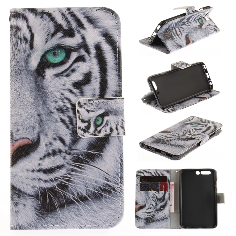 Verco Custodia In Pelle PU Per Huawei P10 - Portafoglio Con Chiusura Magnetica E Supporto - 4