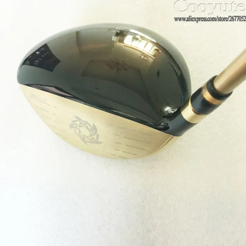 New Cooyute Golf Clubs KATANA VOLTIO NINJA Golde color Golf Driver 10 degrees Graphite Golf shaft Driver headcover Free shipping