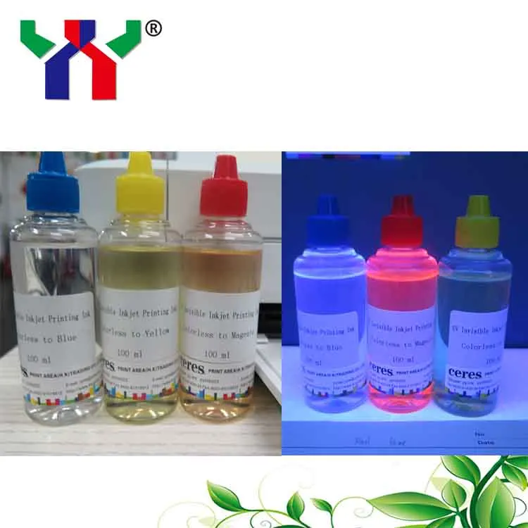 

High Quality UV Invisible Ink for Printer,Blue 100 ml