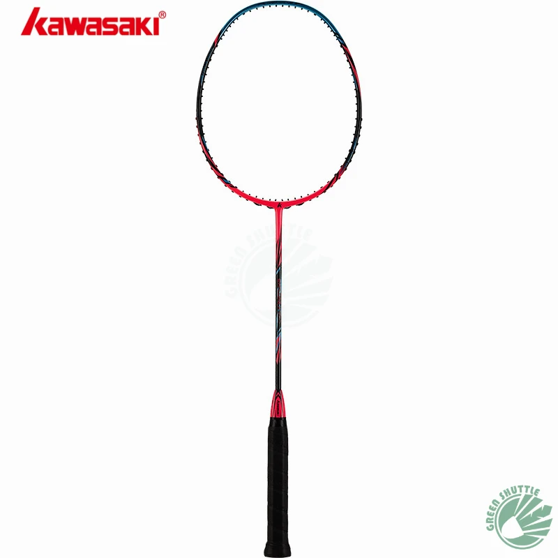 

2019 New Full Carbon Kawasaki Badminton Racket 100% Original Kawasaki Raquette Control the ball With Gift