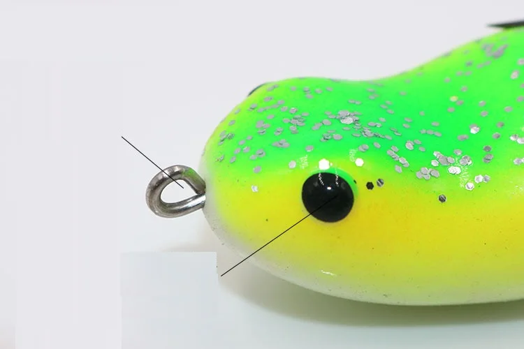 Fishing lure 1pcs 4cm 5cm Soft wobblers silicone Floating Frog lure Artificial Bait For Bass Snakehead accessories pesca
