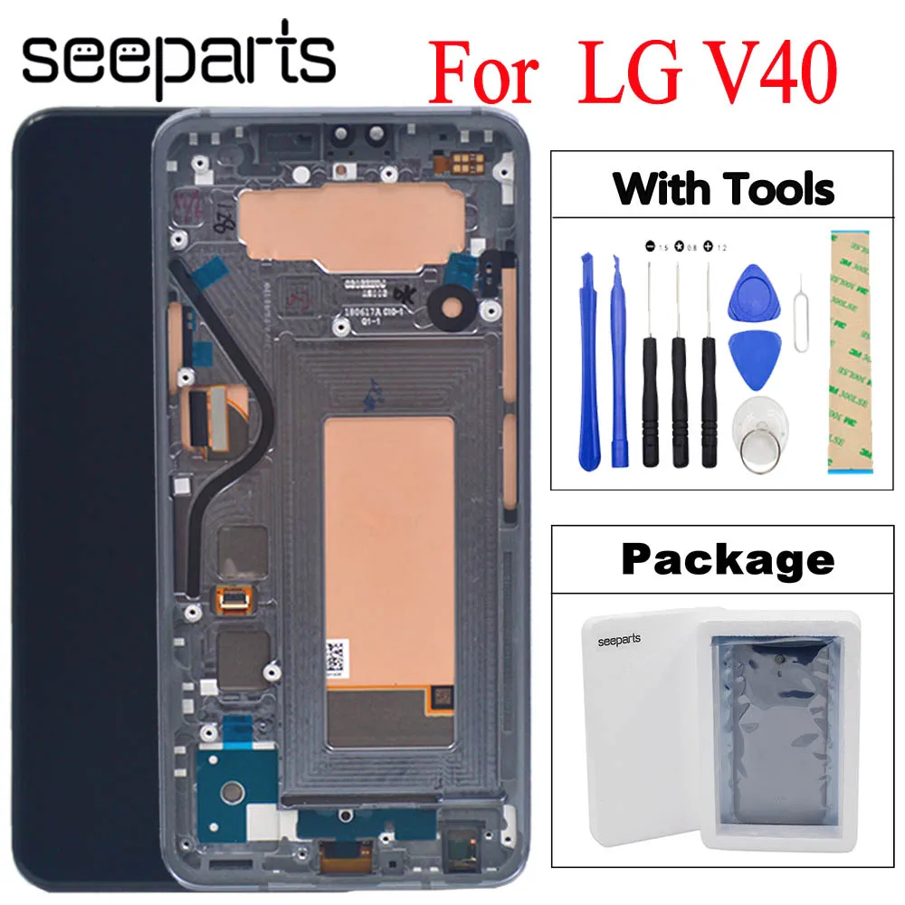 100% Tested Working 6.5" For LG V40 LCD Screen Touch
