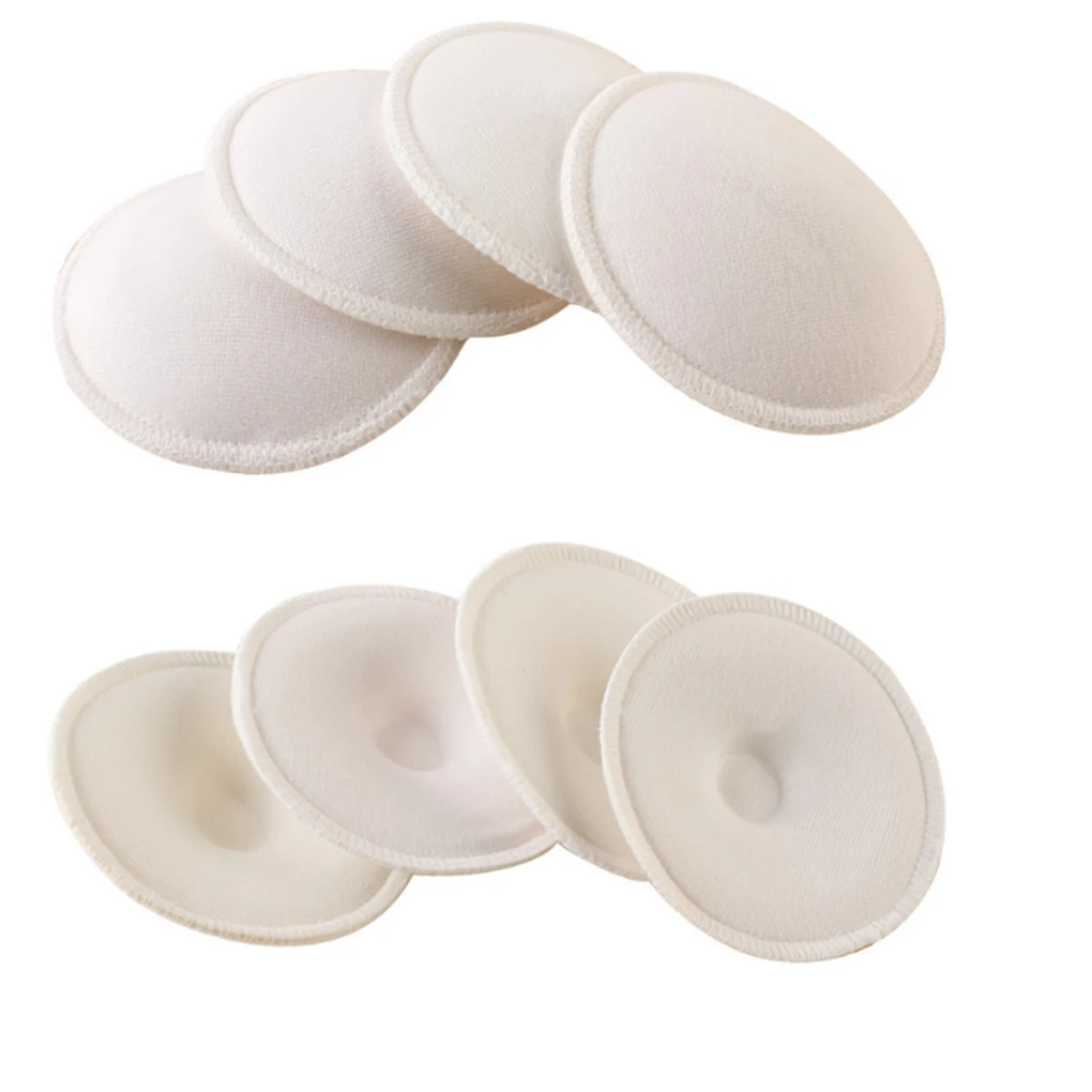 

6pcs Breast Nursing Pads for Mum Washable Feeding Pad Reusable Breast Pads Soft Thicken Pregnant Women Bra Pads