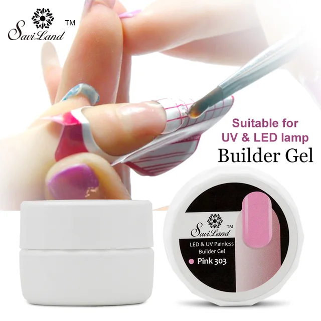 Saviland 1pcs Uv Gel Builder Nail 3 Color Options Polish Permanent Saviland 1pcs Uv Gel Builder Nail 3 Color Options Polish Permanent Strong Art Tips